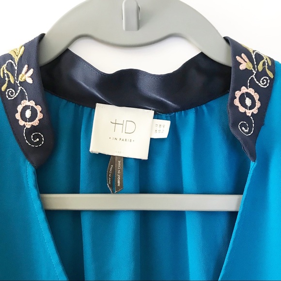 HD in Paris Anthropologie Flutter Sleeve Blouse - Picture 4 of 7